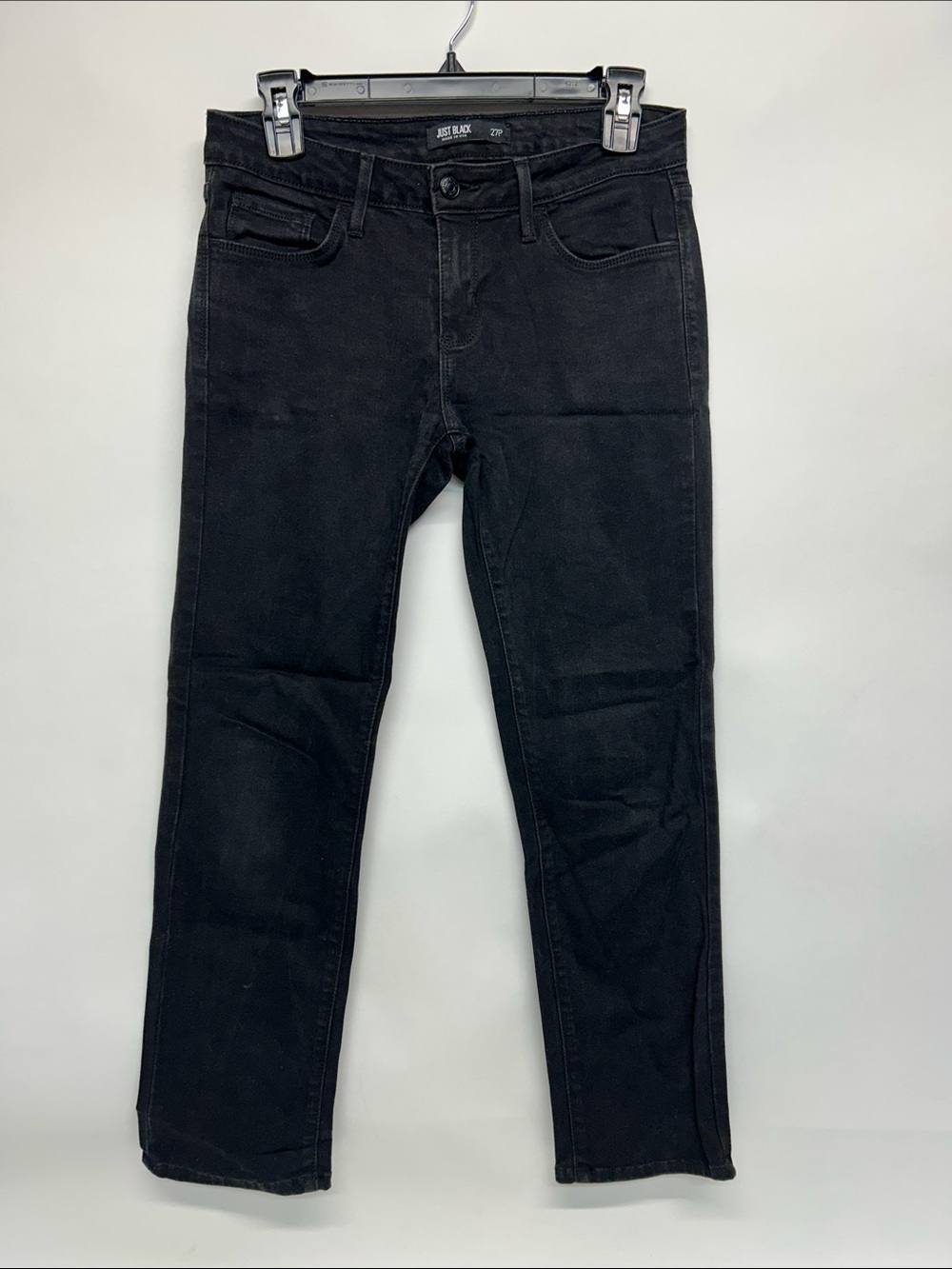 Just Black woMen's Skinny Jeans in Black Wash 27p pants